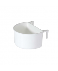 hangbakje wit (kolibriebakje) met plastic haken