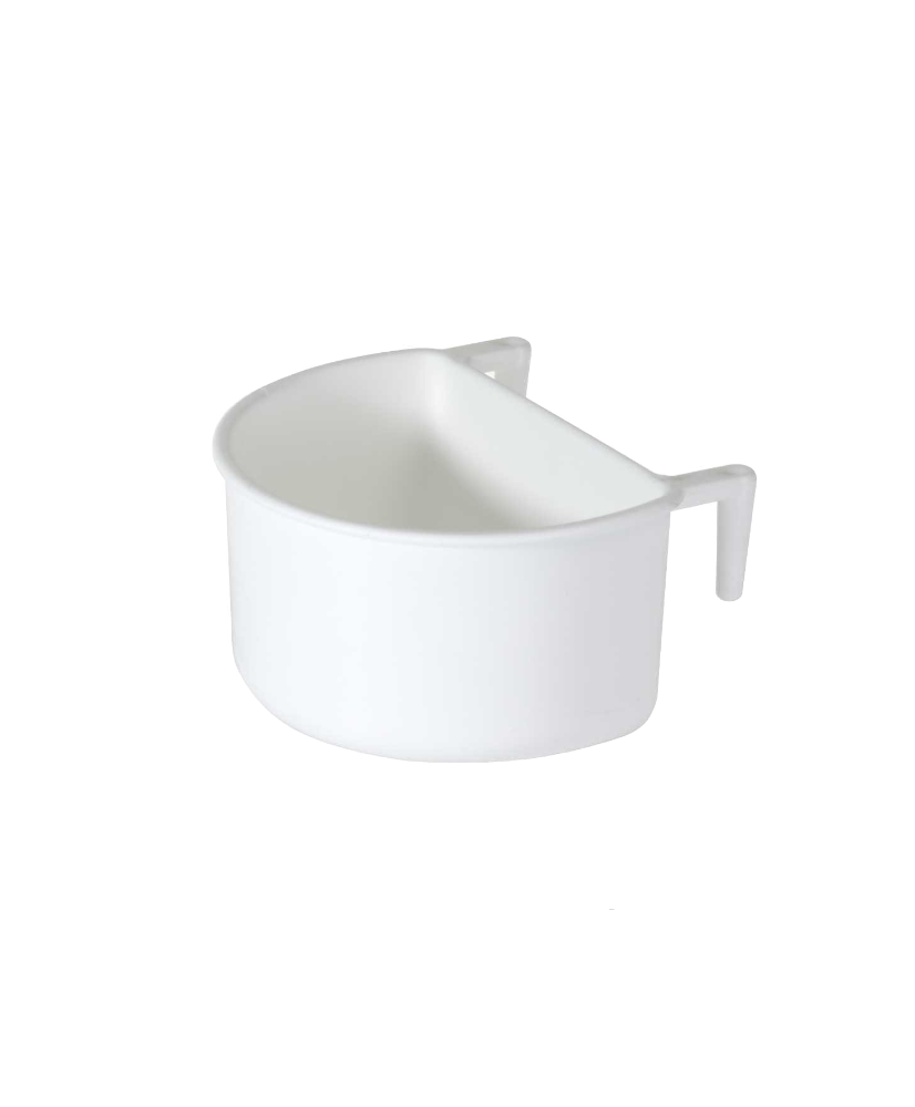 hangbakje wit (kolibriebakje) met plastic haken
