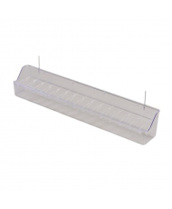 voerbak volière 39 cm (transparant)