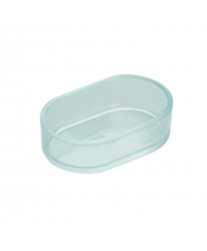 mangeoire ovale transparent