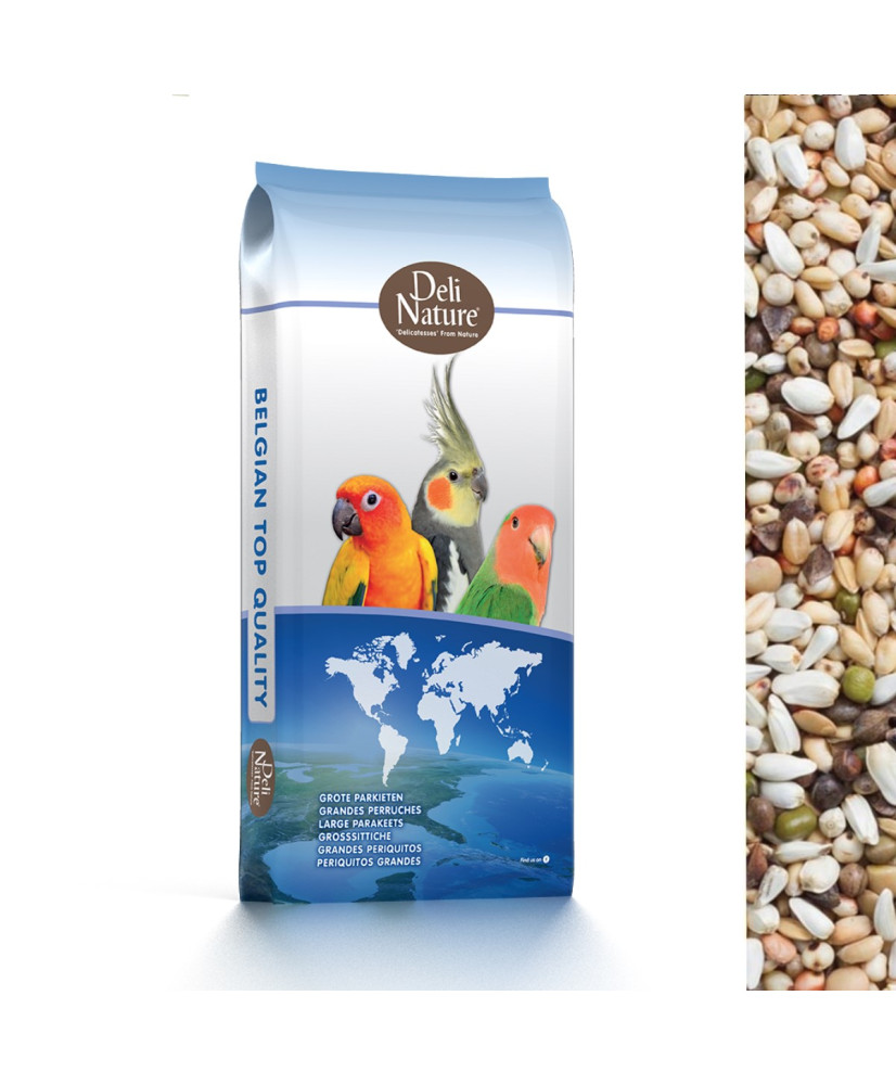 Deli Nature 33 Kiemzaad Grote Parkiet en Papegaai 3 kg