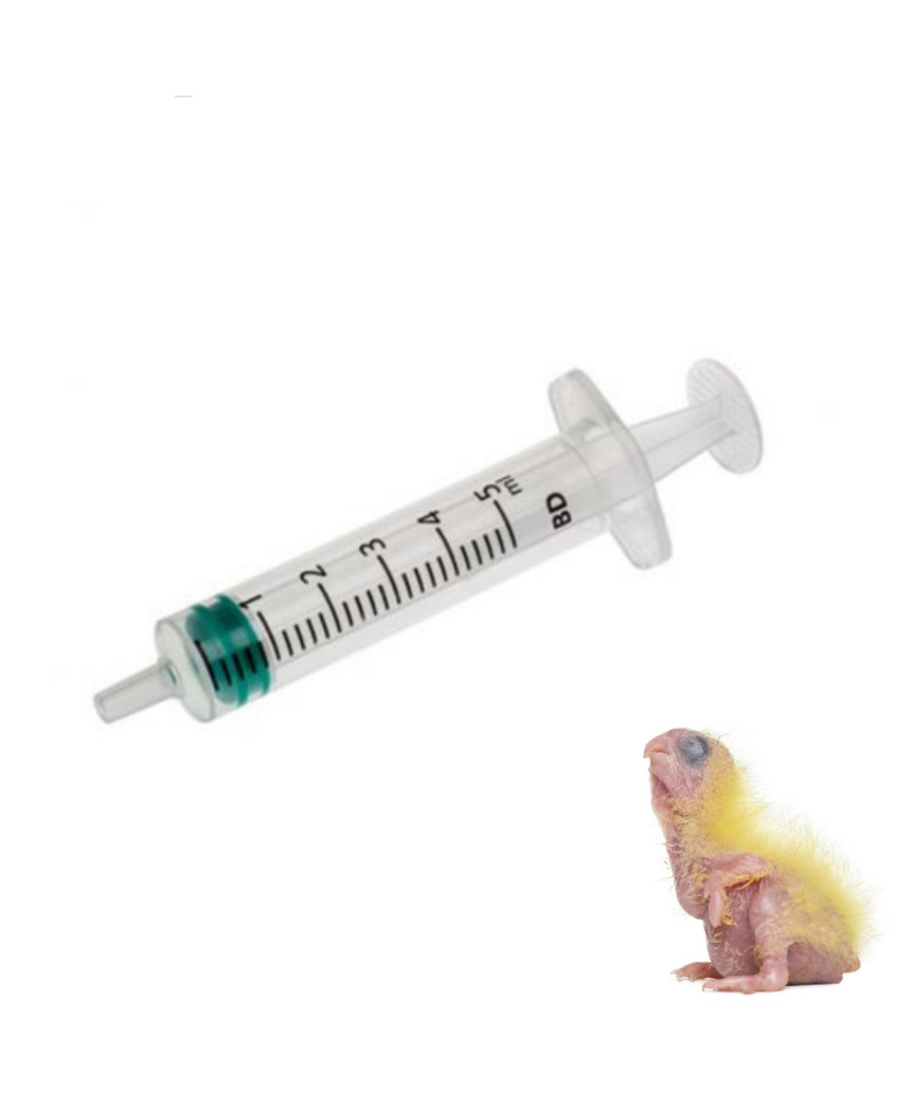 Voederspuiten handopfok 5 ml (6 stuks)