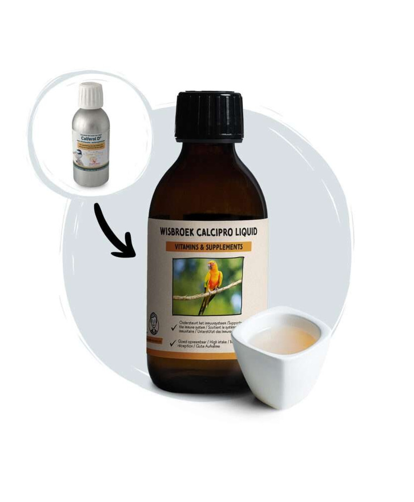 Wisbroek CalciPro Liquid (geconcentreerd calcium preparaat) 200 ml