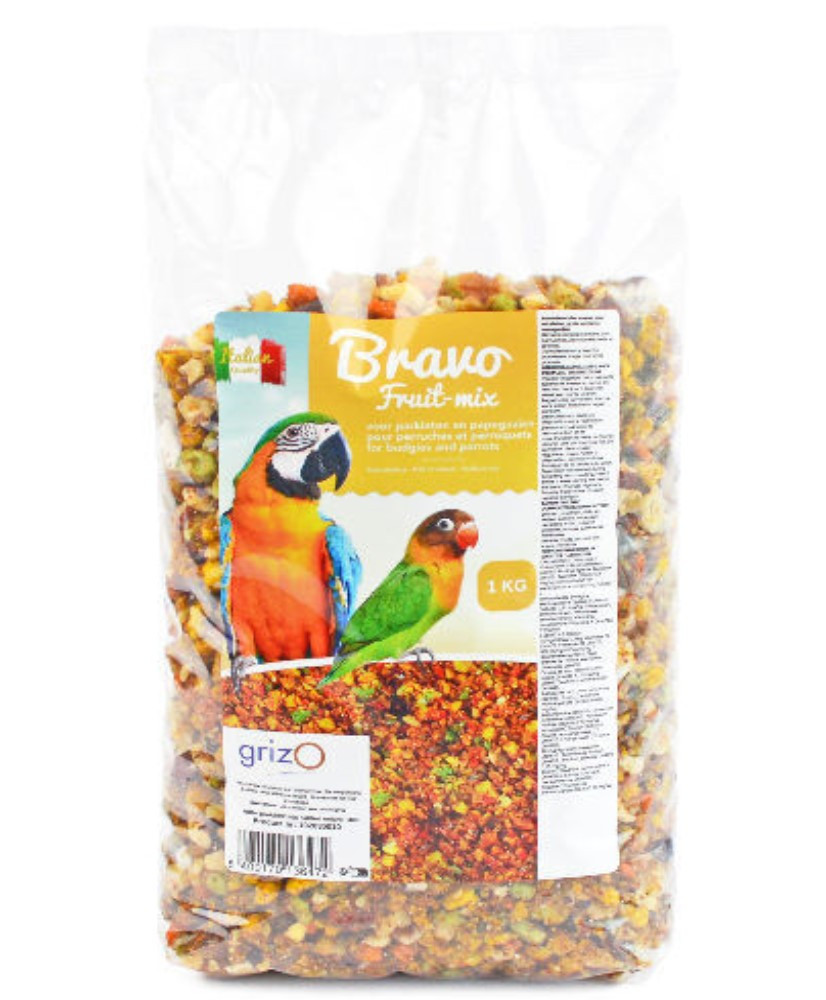 Bravo fruit mix pour perruches et perroquets 1 kg