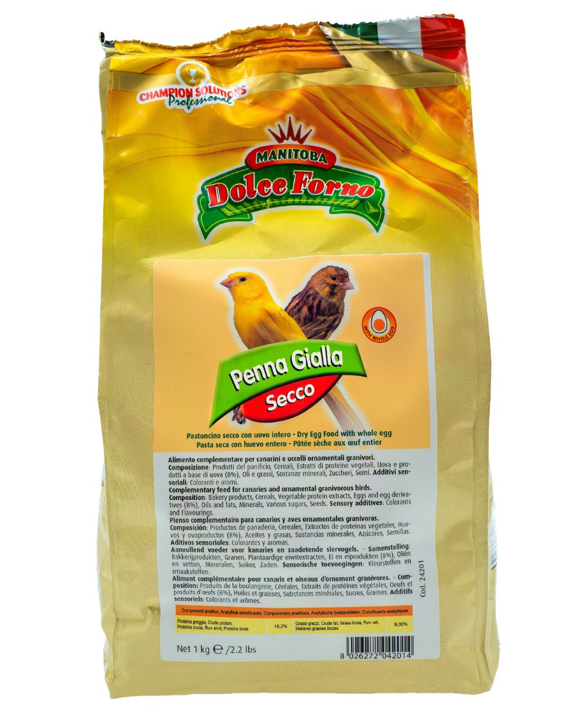 Manitoba Dolce Forno Secco 1kg (Droog eivoer voor kanaries)