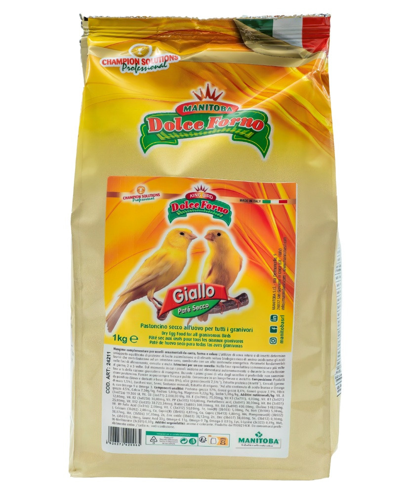Manitoba Dolce Forno Dry Pro Insect 1kg (Droog eivoer voor kanaries)