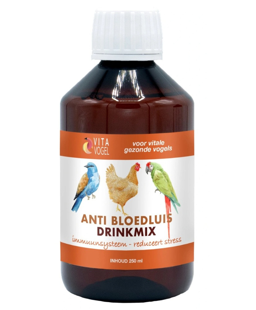 Vita Vogel Anti Bloedluis Drinkmix (natuurlijke bestrijding van bloedluizen) 250ml