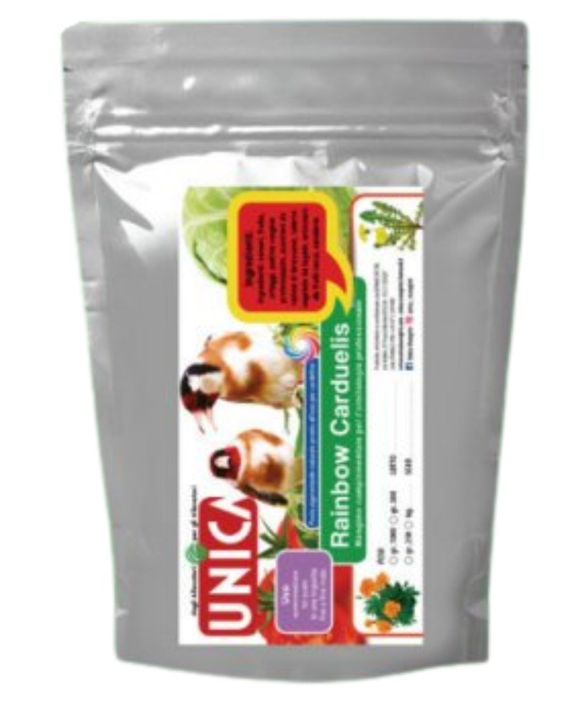 Unica Rainbow Carduelis 250g (Augmenter l’intensité du masque de chardonnerets)