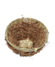 Nid ouvert rotin + coco 13 cm