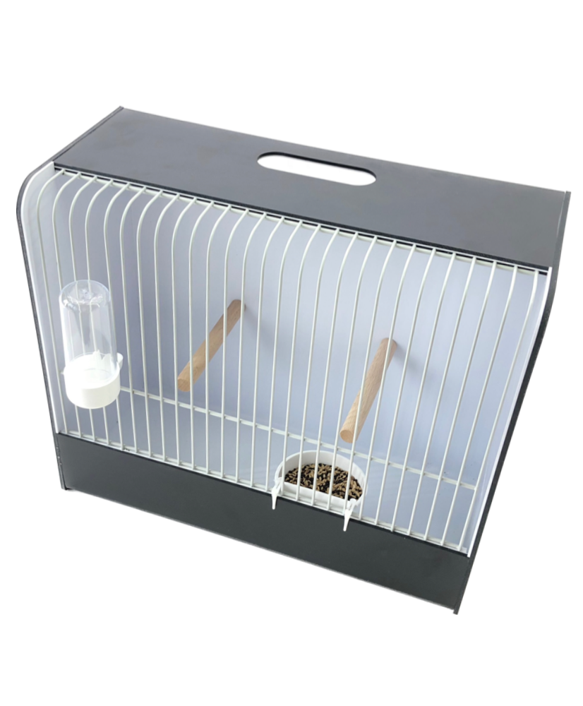 Tentoonstellingskooi kanarie PVC 15cm diep