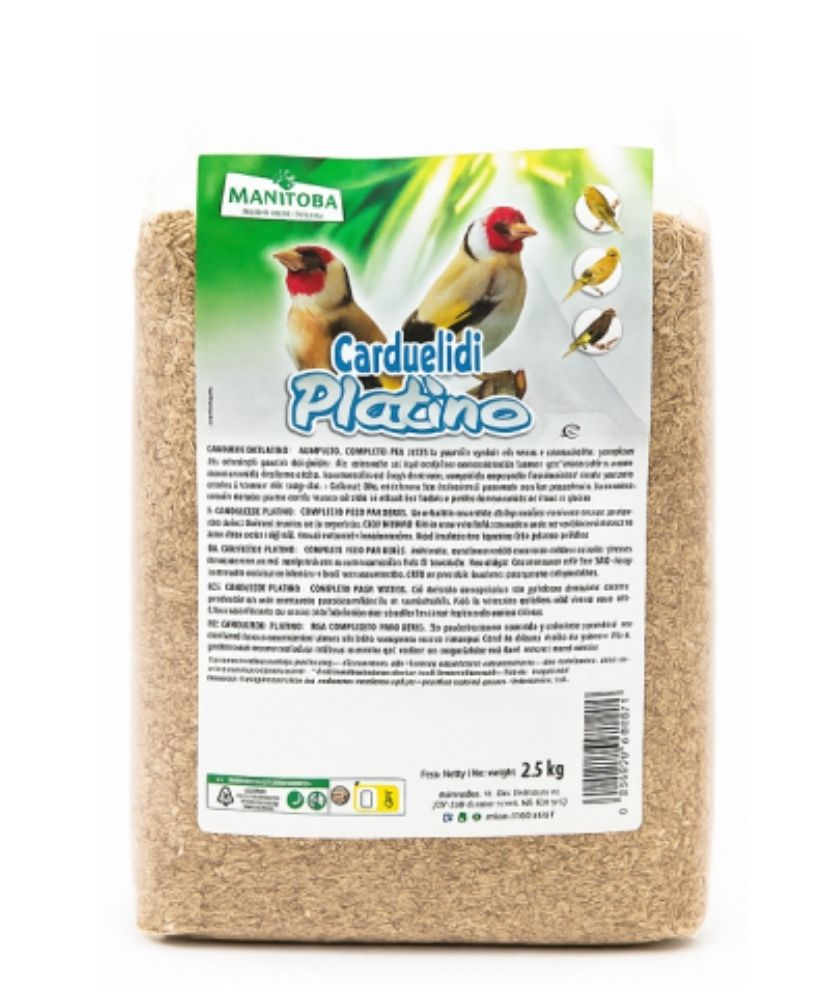 Carduelidi Platino (Chardonnerets light sans graines noires) 2,5kg - Manitoba
