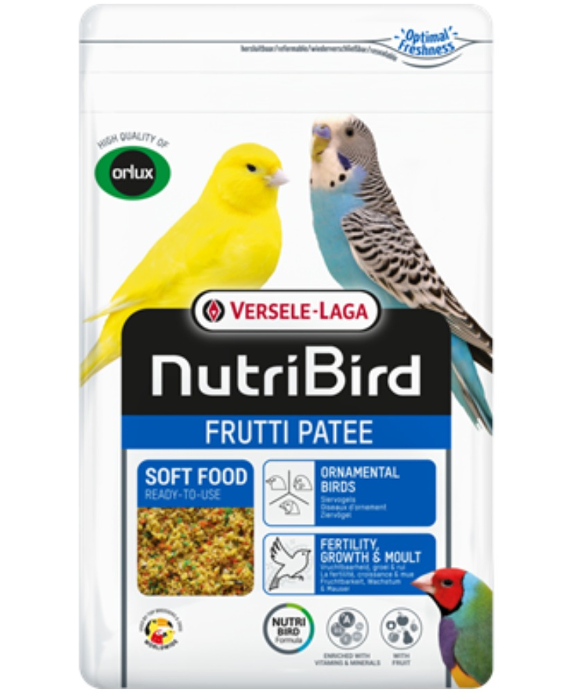 Frutti Patee 1kg (Orlux gebruiksklaar krachtvoer voor vogels) - Nutribird