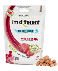 Freeze Dried Wild Boar, 100% Naturel Séché Sanglier - I'm Different
