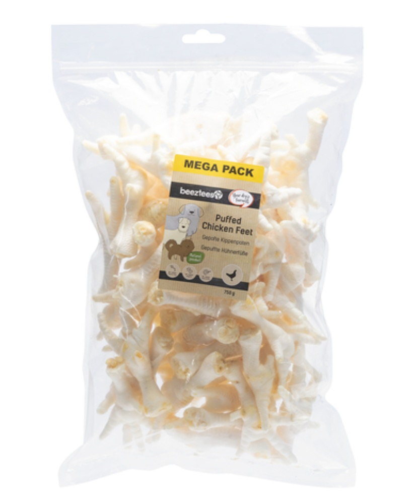 Pattes de poulet gonflées 750g - Beeztees