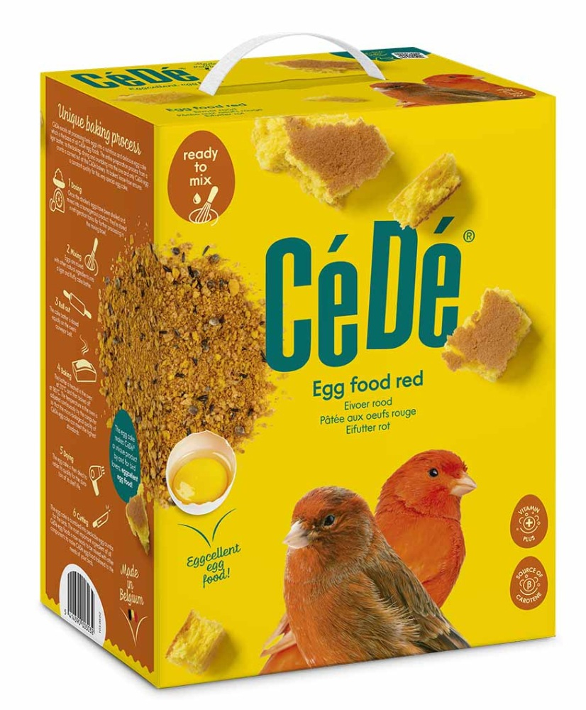 Pâtée aux oeufs pour canaris rouges 5 kg - Cédé