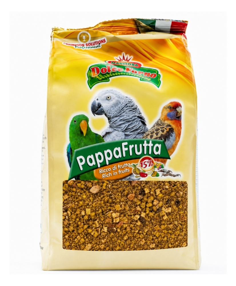 Manitoba Pappafrutta - Pâtée aux œufs avec fruits pour perroquets - 3kg