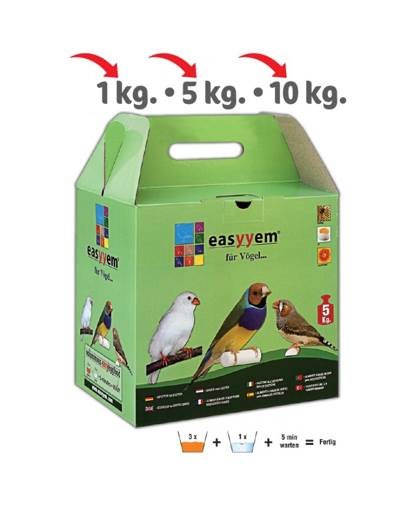 Easyyem eivoer voor exotische vogels